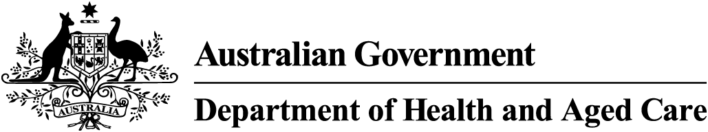 Department of Health and Aged Care Logo